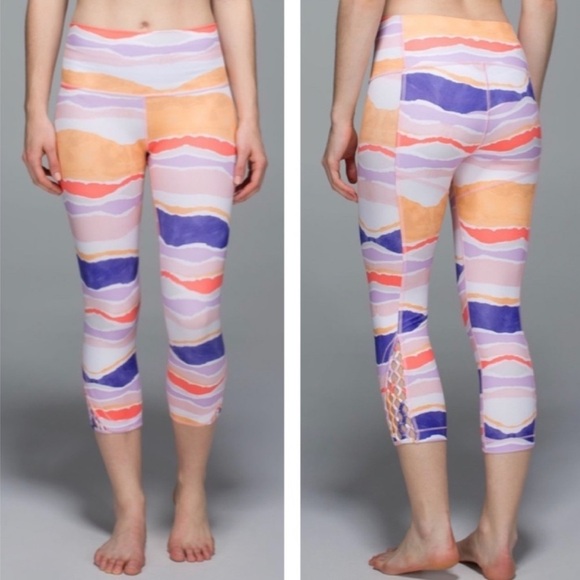 LULULEMON True Self Crop Leggings, Multicolor, 4 - Picture 1 of 8